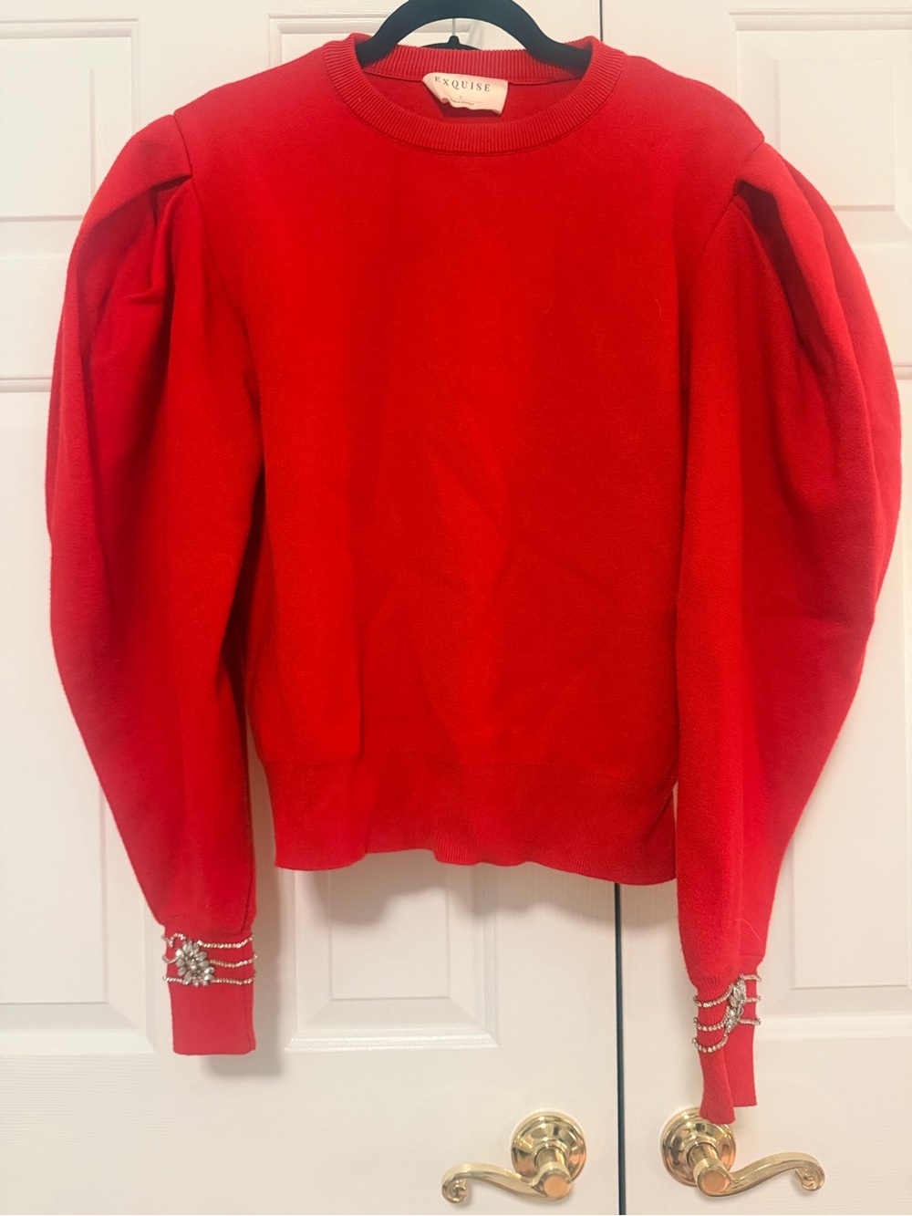 Red sweater